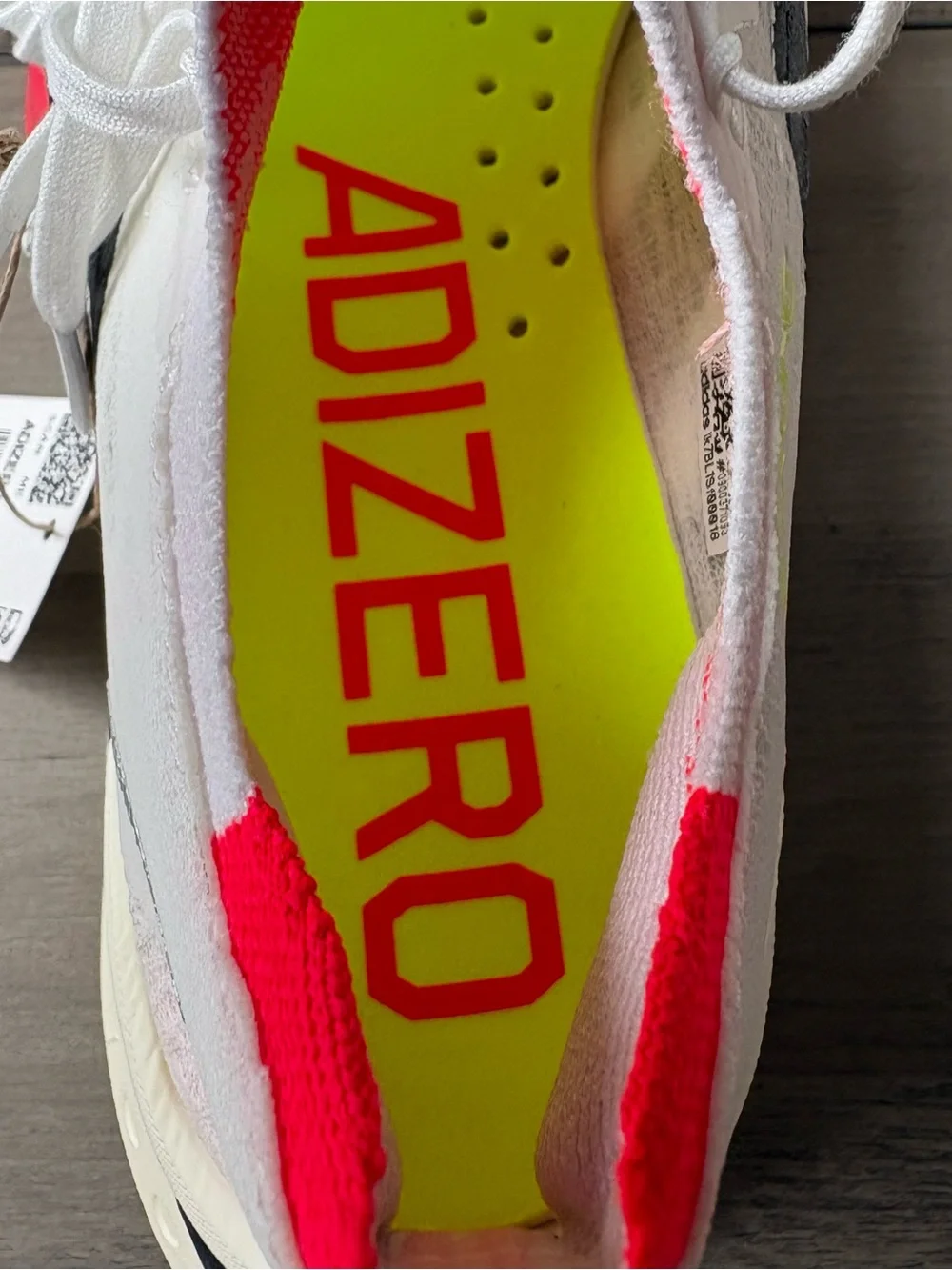 Men Adidas Adizero Prime X3 Strung Sneakers Running Shoes White JR2597 Size 11